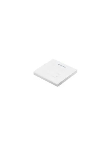 Placa de Pared Keystock Vention IFEW0/ 2 Puertos RJ45