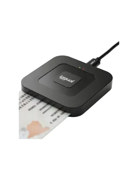 iggual Lector DNI SIP tarjetas ID USB-A / tipo C