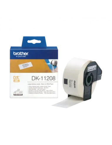 Brother Etiquetas precortadas de dirección grandes (papel térmico)