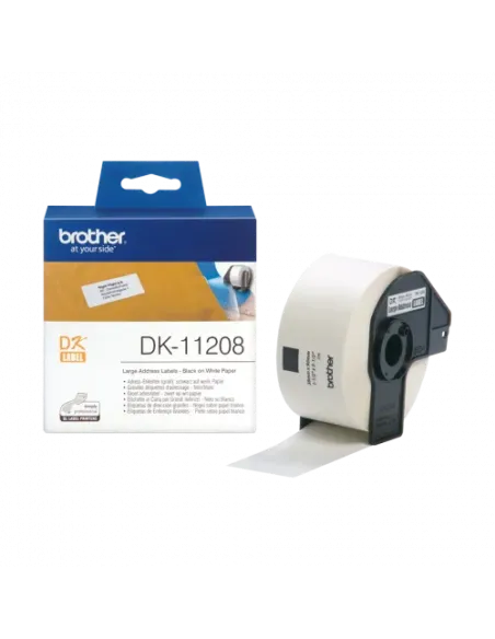 Brother Etiquetas precortadas de dirección grandes (papel térmico)