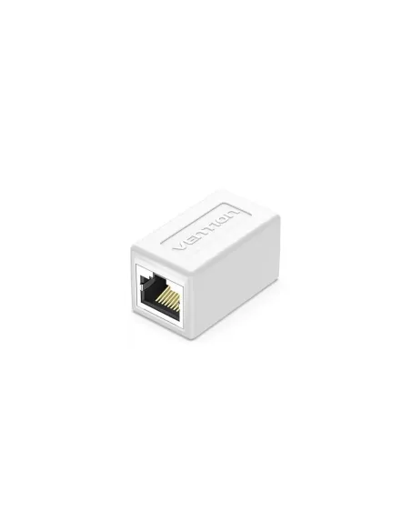 Adaptador Conector RJ45 IPVW0 Cat.6 FTP/ RJ45 Hembra - RJ45 Hembra/ Blanco