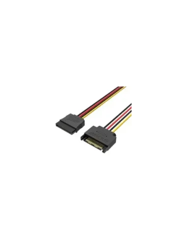 Cable Alimentación 15Pin Vention KDABY/ SATA Macho - SATA Hembra/ 30cm