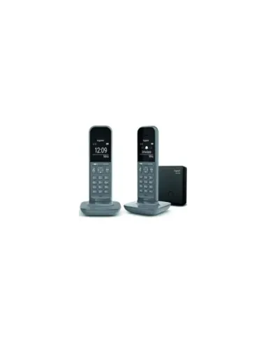 Teléfono Inalámbrico Gigaset CL390/ Pack DUO/ Gris