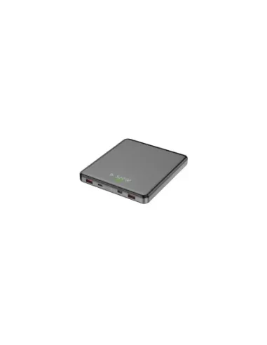 Powerbank 20000mAh Leotec LEPOW100W20G/ 100W/ Gris/ Incluye Cable USB Tipo-C