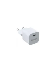Cargador de Pared Muvit For Change MCACC0048/ 1xUSB Tipo-C/ 20W