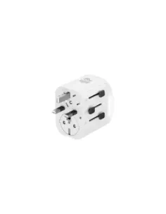 Cargador de Pared Universal Muvit For Change MCADP0006/ Toma de Corriente Universal/ 1xUSB Tipo-C/ 2xUSB/ 15W