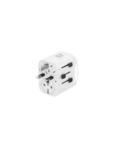 Cargador de Pared Universal Muvit For Change MCADP0006/ Toma de Corriente Universal/ 1xUSB Tipo-C/ 2xUSB/ 15W
