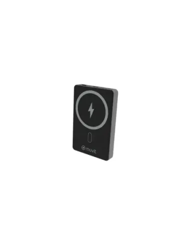 Powerbank 10000mAh Muvit For Change MCCHP0010/ 20W/ Wireless/ Negra/ Incluye Cable USB Tipo-C