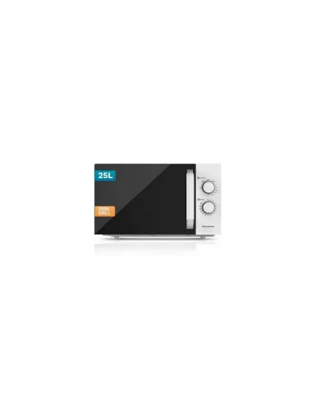 Microondas Grunkel MWG-25GRILL/ 850W/ Capacidad 25L/ Funcion Grill/ Blanco