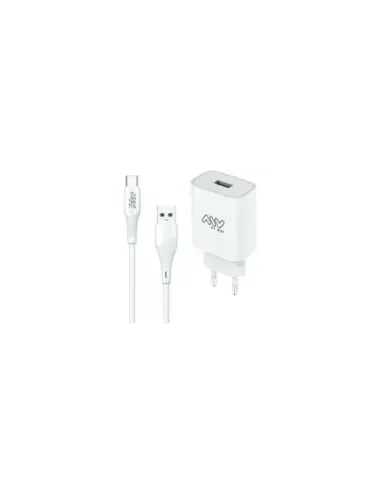 Cargador de Pared Myway MYWEPAK0002/ 1xUSB + Cable USB Tipo-C/ 15W