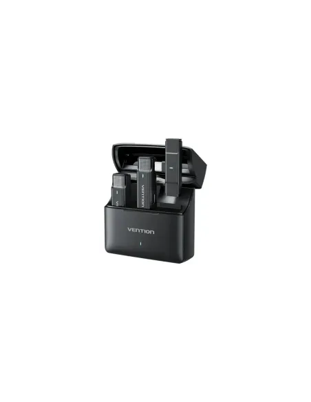 Micrófono Inalámbrico con Clip Vention NCAB0/ USB Tipo-C/ Incluye Receptor/ 2 unidades