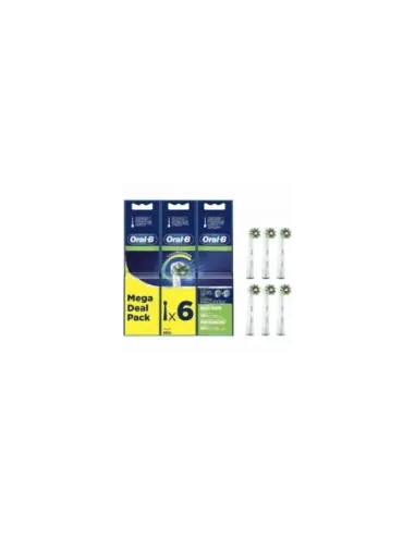 Cabezal de Recambio para cepillo Oral-B Pro Cross Action/ Pack 6 uds