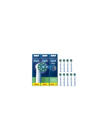 Cabezal de Recambio para cepillo Oral-B Pro Cross Action/ Pack 9 uds