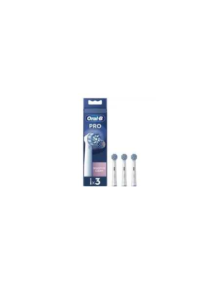 Cabezal de Recambio Braun para cepillo Braun Oral-B Sensitive Clean/ Pack 3 uds