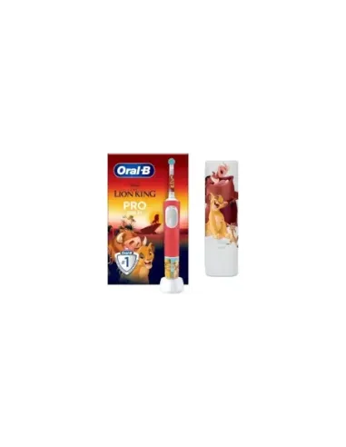 Cepillo Dental Oral-B Pro Kids 3 Rey León/ Incluye 1 Recambio y Funda