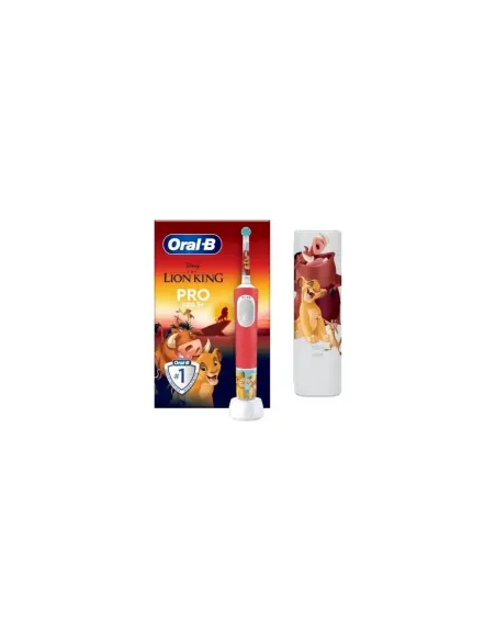 Cepillo Dental Oral-B Pro Kids 3 Rey León/ Incluye 1 Recambio y Funda
