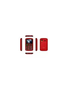 Teléfono Móvil Qubo P-186RD 4G para Personas Mayores/ Rojo
