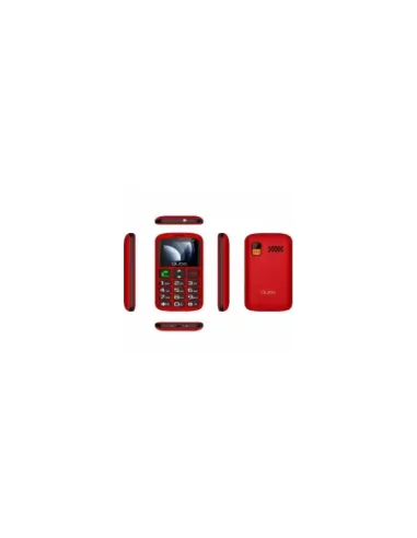 Teléfono Móvil Qubo P-186RD 4G para Personas Mayores/ Rojo