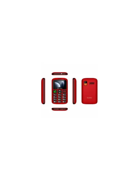 Teléfono Móvil Qubo P-186RD 4G para Personas Mayores/ Rojo