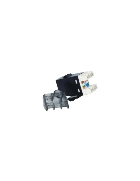 Conector RJ45 Phasak SD 3018 Cat.6 UTP/ Negro