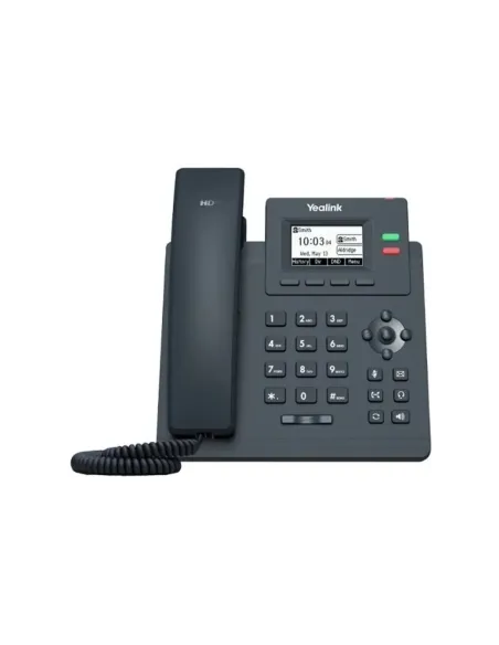 YEALINK SIP-T31 2 cuentas, SIN PoE, CON PSU