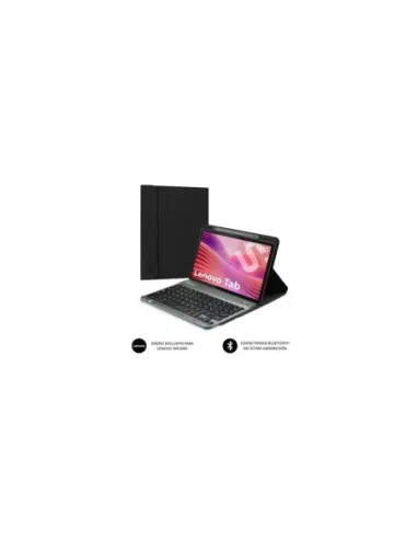 Funda con Teclado Subblim Shock Case Lenovo Tab 10.1" 2025/ Negra