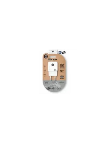 Cargador de Pared GaN Tech One Tech GaN TEC2220/ 1xUSB Tipo-C/ 20W/ Blanco