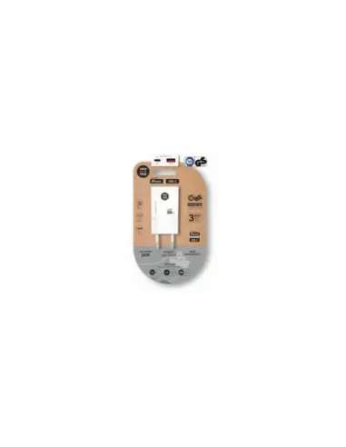 Cargador de Pared GaN Tech One Tech GaN TEC2230/ 1xUSB Tipo-C/ 1xUSB/ 30W/ Blanco