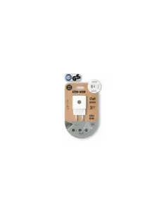 Cargador de Pared Tech One Tech TEC2412/ 1xUSB Tipo-C/ 1xUSB/ 12W/ Blanco