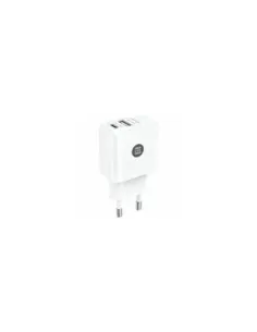 Cargador de Pared Tech One Tech TEC2904/ 1xUSB Tipo-C/ 1xUSB/ 12W/ Blanco