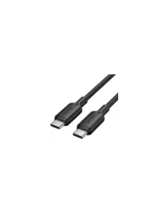 Cable USB 2.0 Tipo-C 3A Vention TRCBH/ USB Tipo-C Macho - USB Tipo-C Macho/ Hasta 60W/ 480Mbps/ 2m/ Negro