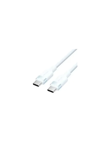Cable USB 2.0 Tipo-C 3A Vention TRDSF/ USB Tipo-C Macho - USB Tipo-C Macho/ Hasta 60W/ 480Mbps/ 1m/ Azul