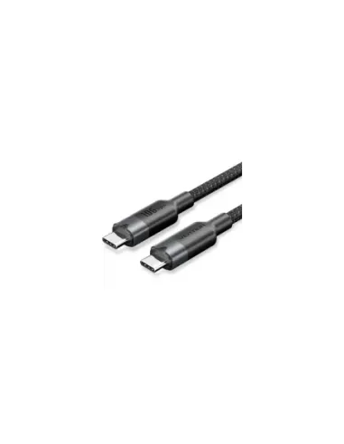 Cable USB 3.2 Tipo-C 5A Vention TRGBH/ USB Tipo-C Macho - USB Tipo-C Macho/ Hasta 100W/ 10Gbps/ 2m/ Negro