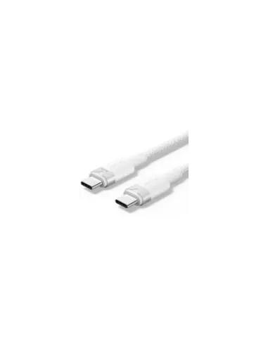 Cable USB Tipo-C 2.0 5A Vention TRIWF/ USB Tipo-C Macho - USB Tipo-C Macho/ Hasta 240W/ 480Mbps/ 1m/ Blanco