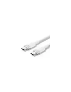 Cable USB Tipo-C 2.0 5A Vention TRIWH/ USB Tipo-C Macho - USB Tipo-C Macho/ Hasta 240W/ 480Mbps/ 2m/ Blanco