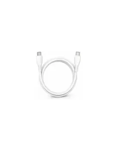 Cable USB 2.0 Tipo-C Vention TRVWH/ USB Tipo-C Macho - USB Tipo-C Macho/ Hasta 60W/ 480Mbps/ 2m/ Blanco