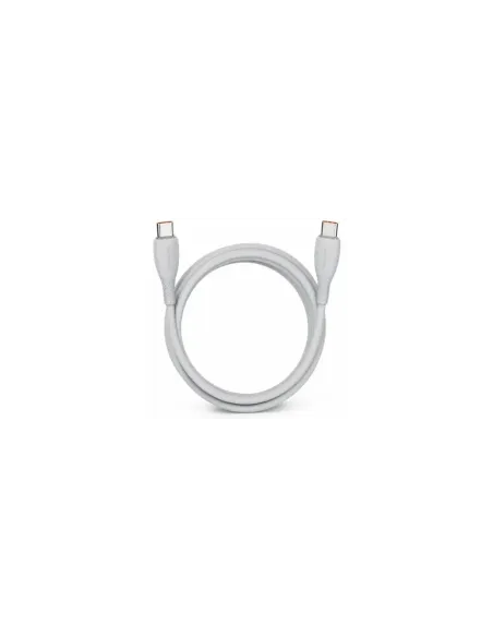 Cable USB 2.0 Tipo-C Vention TRWHF/ USB Tipo-C Macho - USB Tipo-C Macho/ Hasta 100W/ 480Mbps/ 1m/ Gris