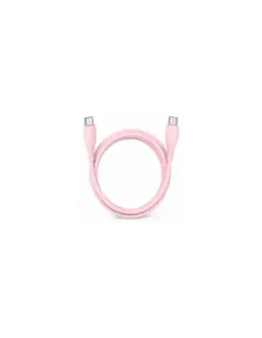 Cable USB 2.0 Tipo-C Vention TRWPH/ USB Tipo-C Macho - USB Tipo-C Macho/ Hasta 100W/ 480Mbps/ 2m/ Rosa