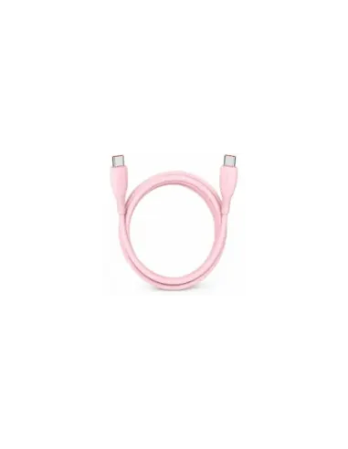 Cable USB 2.0 Tipo-C Vention TRWPH/ USB Tipo-C Macho - USB Tipo-C Macho/ Hasta 100W/ 480Mbps/ 2m/ Rosa