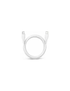 Cable USB 2.0 Tipo-C Vention TRWWH/ USB Tipo-C Macho - USB Tipo-C Macho/ Hasta 100W/ 480Mbps/ 2m/ Blanco