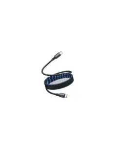 Cable Magnético USB 2.0 Tipo-C 5A Vention TSABF/ USB Tipo-C Macho - USB Tipo-C Macho/ Hasta 240W/ 480Mbps/ 1m/ Negro