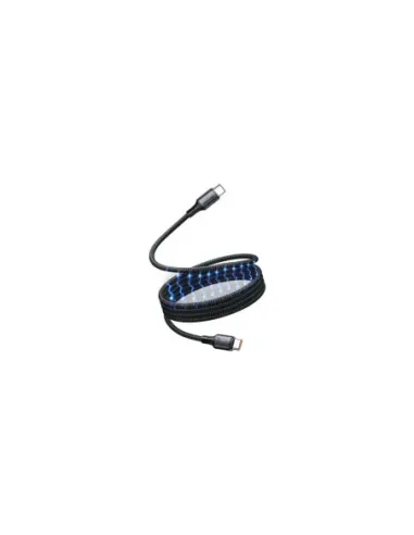 Cable Magnético USB 2.0 Tipo-C 5A Vention TSABG/ USB Tipo-C Macho - USB Tipo-C Macho/ Hasta 240W/ 480Mbps/ 1.5m/ Negro