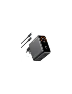 Cargador de Pared GaN Vention TZ-FCOH0-EU/ 3xUSB Tipo-C + Cable USB Tipo-C/ 1xUSB/ 140W