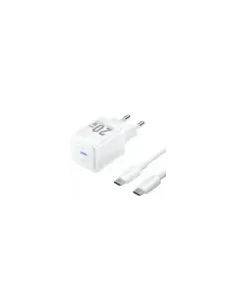 Cargador de Pared GaN Vention TZ-FEPW0-EU-01/ 1xUSB Tipo-C + Cable USB Tipo-C/ 20W