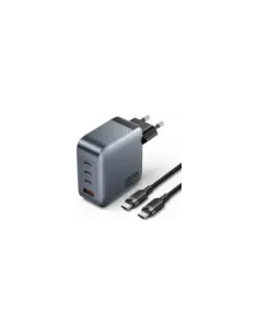 Cargador de Pared GaN Vention TZ-FETH0-EU/ 3xUSB Tipo-C/ 1xUSB/ 100W