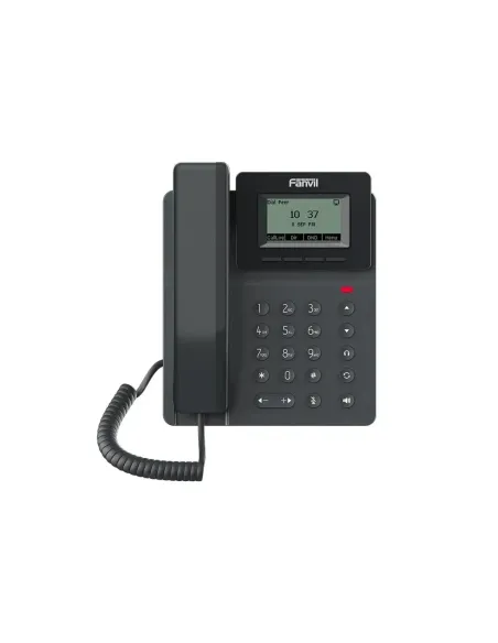 Fanvil V50P 2 líneas SIP Pantalla 2.3" PoE 2x10/10