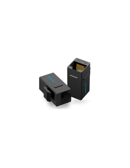 Adaptador Conector RJ45 VDD-B07-B Cat5e UTP/ RJ45 Hembra - RJ45 Hembra/ Negro