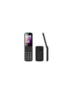 Teléfono Móvil Qubo X-247 4G para Personas Mayores/ Negro