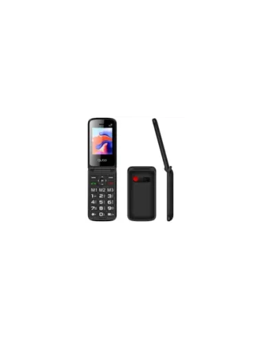 Teléfono Móvil Qubo X-247 4G para Personas Mayores/ Negro