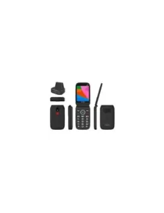 Teléfono Móvil Qubo X-340CB 4G para Personas Mayores/ Negro